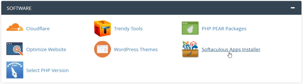 Softaculos Apps Installer cPanel