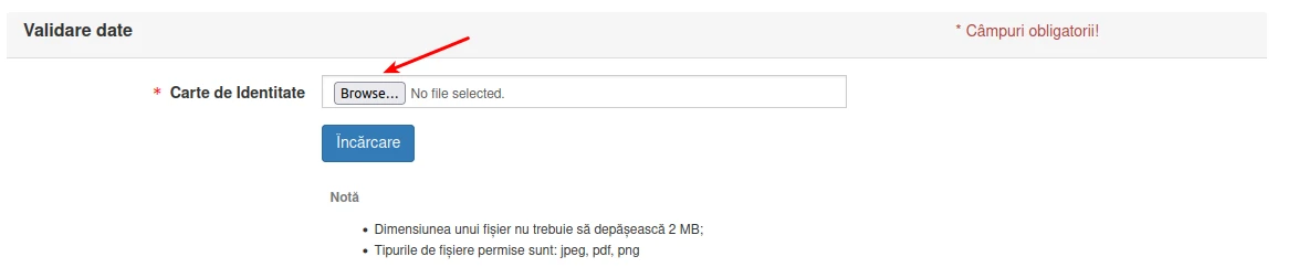 Įkelti dokumentus ROTLD